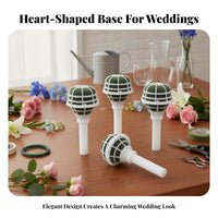 6 Pieces Reusable Foam Bouquet Holder Flower Arranging Plastic Grid Bouquet Holder