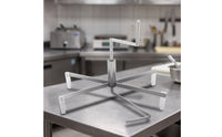 Crepe Forming Tool Heavy-Duty Crepe Spreader Batter Spreader with Crank Arm Rust-Resistant Utensil Easy to Use for Chefs