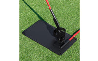 Metal Golf Swing Plane Corrector Stable Golf Swing Training Aid with Adjustable Arm Beginner-Friendly Practice Equipment Heavy-Duty for Beginners