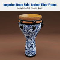 Hand Drum, African Drum, Mechanical Tuning, Lightweight, Professional Percussion Instrument for Adults and Beginners