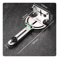 Slotted Arm Adjustable Laser Level Bracket All-Metal Measuring Tool Accessory