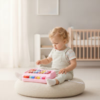 Xylophone with Mallets Educational Xylophone Well-Tuned Glockenspiel for Home, Preschool