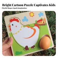 Educational Chicken Life Cycle Learning Game Early Education Chicken Life Cycle Toy Hands-On for Preschoolers, Kindergarten, Classroom