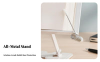 Multi-Functional Adjustable Bookrest Foldable Book Stand Handsunrestricted Study Tool Eron-the-travelnomic Design for Musicians, Professionals, Desk, Bedroom, Office, Living Room
