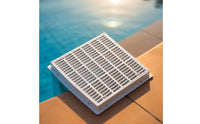 Open-Grid Pool Floor Drain Cover Rigid Square Main Drainer Long-Lasting for Spa