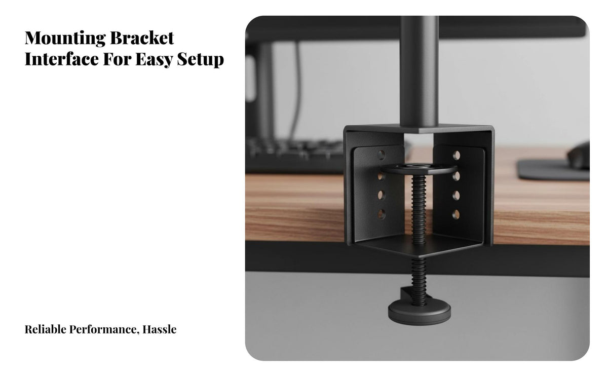 VESA Compatible Multi Monitor Desk Stand Height Adjustable Triple Monitor Stand Portrait & Landscape Rotation 3 Screen Desk Mount Ergonomic for, Designers, Traders, Workstation, Gaming Setup