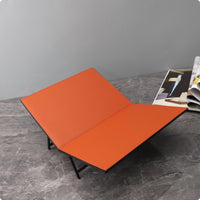 Book-Shaped Magazine Rack Slanted Design Open-Reading Material Rack Holder Household Organizer for Office