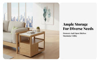 Movable with Wheels Rolling Drawer Cart Sintered Stone Top Rolling Drawer Cabinet Modern Minimalist Design End Table Scratch Resistant for Apartment Dwellers, Homeowners, Students, Living Room, Small Areas, Bedroom, Balcony