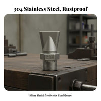 Thickened Design Duckbill Blow-Away Nozzle Long-Lasting Flat Jet Air Nozzle for Dust Removal, Industrial Cleaning
