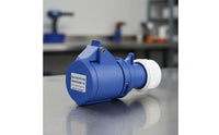 16A Marine Plug Flame-Retardant Marine Electrical Plug Blue and White