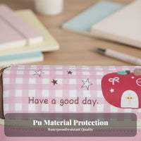House Shaped Pencil Case Gift Box Included Cute Zippered Pencil Bag Multiple Compartments Large Capacity Graphic Pen Pouch for Girls, Students, School