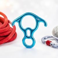 Figure-Eight Descender Compact Spur Descender Climbing Rappel Device Polished Rappel Device High Friction Control