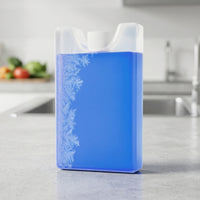 6 Pieces Refillable Ice Crystal Box Translucent Cooling Insert Sturdy Container Versatile for Summer