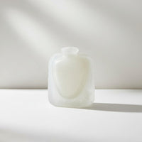 Modern Decorative Vase Glossy White Glaze Vase Waterproof Home Decor for Entryway