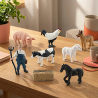 Realistic Plastic Animal Toy Freestanding Miniature Animal Model Sturdy Figurine Bright for Children, Tabletop Display, Classrooms