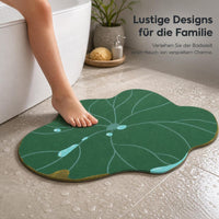Crayon Shin-chan Diatomaceous Earth Bath Mat, Super Absorbent Non-Slip for Bathroom, Shower, Toilet Entrance