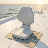 Boat Seat with Mounting Hardware Quick-Install Molded Boat Seat Marine-Grade Fishing Chair for Anglers