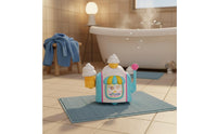 Ice Cream Bubble Maker Easy to Use Ice Bath Foam Toy Material Bubble Bath Machine for Infants