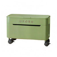 Two-sectionCompartment Desktop Cable Organizer Box Partitioned Cable Storage Box Hard-Shell Lidded
