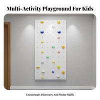 Kids Indoor Climbing Wall Promotes Active Play Rock Climbing Wall Sturdy for Young Children, Parents, Playroom
