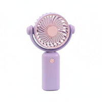 Strong Wind Handheld Mini Fan Quiet Operation USB Rechargeable Fan 3 Speed Settings for Commuters, Students, Office, Outdoor, Dorm Room