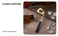 Golf Club Bottle Opener Novelty Gift Golf Club Cap Remover Sporty and Decorative Bar Accessory for Party Hosts, Men, Parties, Watching Sports, Camping