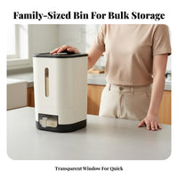 Rice Storage Bin Dampness-Resistant-Resistant Sealed Rice Dispenser Airtight Flour Storage Container for Countertop, Cabinet