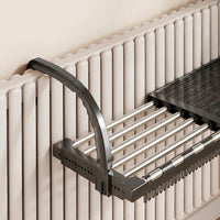 Radiator Cat Bed and Hanging Cat Hammock, Adjustable Metal Frame Style with Side Support, Warm Soft Winter Hanging Cat Bed for Radiator Use