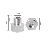 Aluminum Sensor Thread Adapter Machined Sensor Adapter Compact Fitting High Temperature for Automotive Plumbing