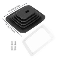 Gearbox Lever Dust Cover Dustproof Lever Cover with Frame Long-Lasting Wear-Resistant for Car DIYers