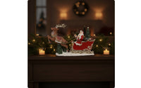 Christmas Music Boxlit-Illuminated Musical Box with Lights Nostalgic Decoration for Collectors