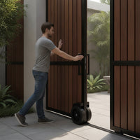 Electrophoresis Finish Sliding Gate Guide Kit Heavy Duty Sliding Gate Kit Easy to Install Rust Proof