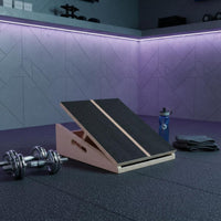 Non-Slip Surface Adjustable Wooden Slant Board Heavy Duty Adjustable Slant Board for Athletes