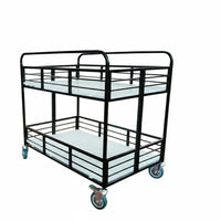 Supermarket Foldable Cart, Display Rack, Mobile Sales Trolley, Multi-Color, Random Pattern