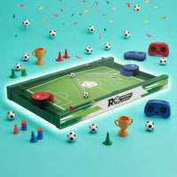 Wireless-Control Football Battle Game Green Playing Field Tabletop Soccer Game Mini Soccer Table Modular Build Indoor Toy 63 Cm