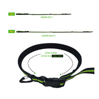 Metal Clips Hands Free Dog Leash Long-Lasting Waist Dog Leash Non Bungee for Hiking