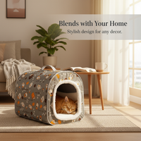 Waterproof Outdoor Cat House Winter Warm Thickened Pet Bed Enclosed Dog Shelter