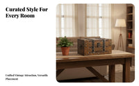 Compact Wooden Storage Box