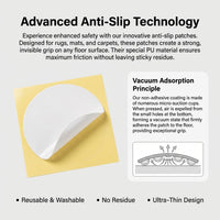 Rug Grippers Non Slip for Hardwood Flooring, Carpet Anti Pad, PU Polyurethane