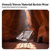 space-saving Lightweight Moon Chair Easy Assembly extremely lightweight Camp Chair Quick Setup Outdoor Gear Includes Carry Bag for Beachoutdoor enthusiastsers, supportpackers, Camping, Fishing, Outdoors, Hiking