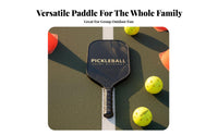 Pickleball Paddle Set Anti-Slip Grip Pickleball Paddle Sports Equipment Lightweight Sweat Absorbent for Children, Training