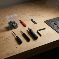 Portable Tubeless Tire Repair Kit Roadside Use Tire Plug Kit Rubber Plugs Vehicle Accessory Aluminum Alloy for Carrying