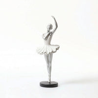 Ballerina Figurine Tabletop Ballerina Statue with Base Ballet Dancer Statue Graceful Ballet Girl Figurine Elegant for Dancers