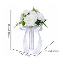 Bridal Blossom Arrangement Pearls Wedding Arrangement Rhinestone Decoration