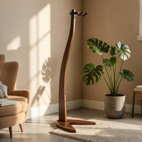 Guitar Stand Holder with Padded Cradle Stable Wooden Guitar Stand Sturdy for Music Studio