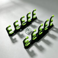 Wall Mount Fishing Rod Holder Easy-to-Install Vertical Fishing Rod Holder Space-Saving Compact for Anglers, Garage, Shed
