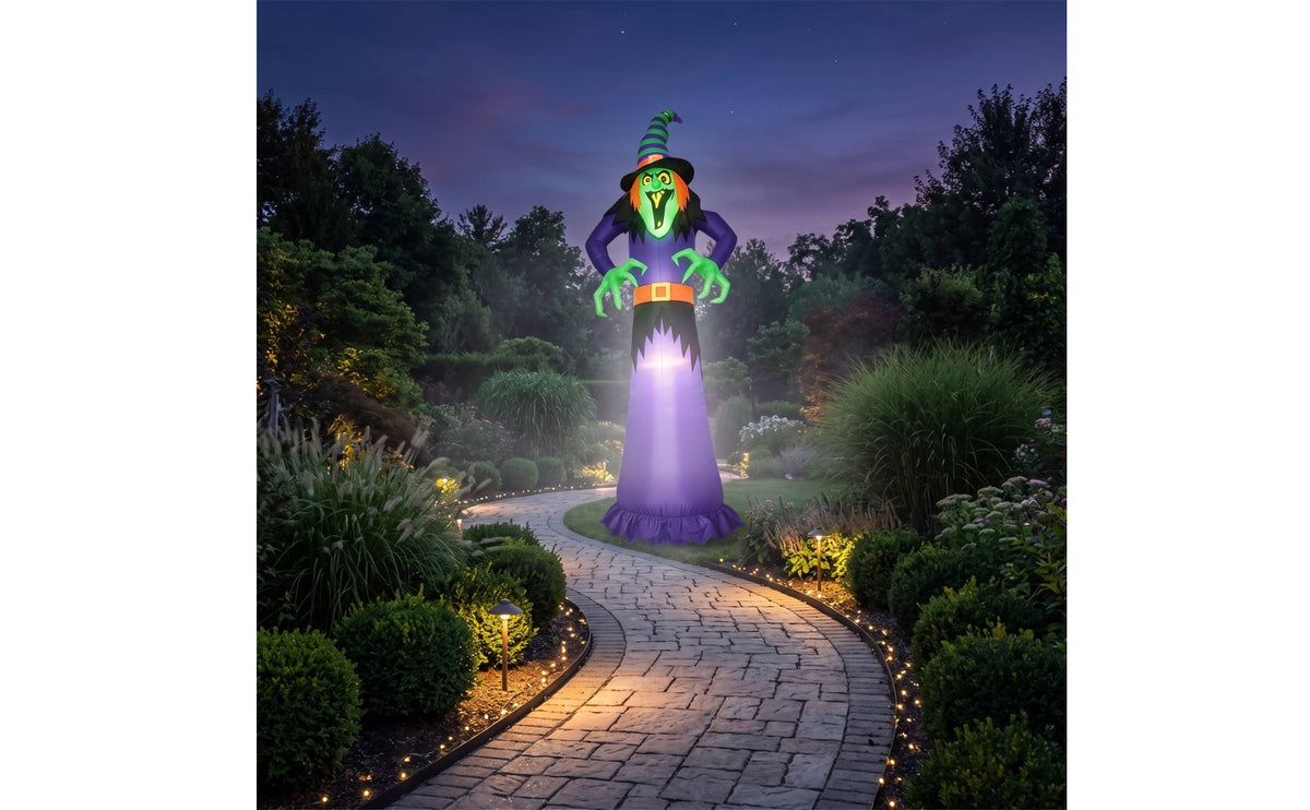 Giant Halloween Inflatable Witch Tall Witch Inflatable Spooky