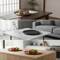 Oval Serving Tray Antique-Style Aluminum Tray for Decorators, Tabletop