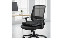 Wedge Seat Cushion Supportive Seat Cushion with Strap Non-Slip Chair Pad for Commuters, Office Workers
