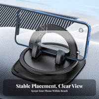 Stable Grip Car Dashboard Ph Single Holder Washable & Reusable Dashboard Ph Single Holder Heat & Cold Resistant for Commuters, Travelers